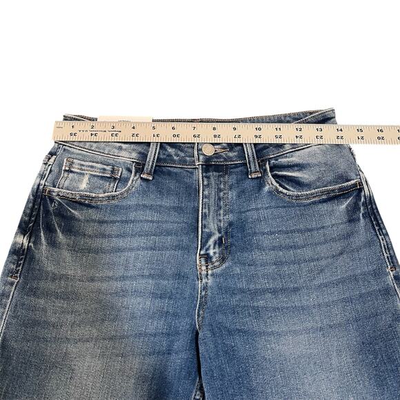 VERVET NWT Victoria High-Rise Cuffed Straight Jeans Sz 27 - Picture 8 of 10
